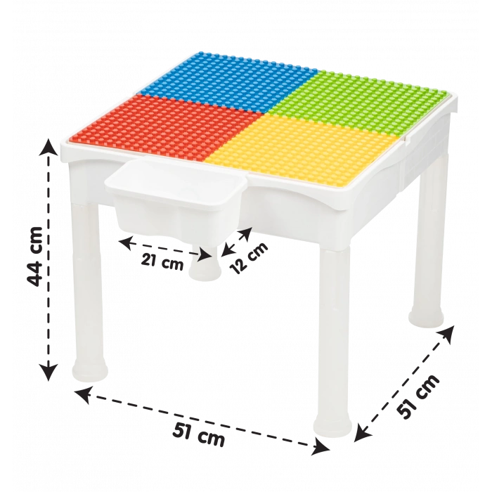 Mega Classic Creative Blok Masa Seti - Klasik Lego Masası - Slide Blocks - Creative Lego Oyuncakları - Lego Klasik Masa