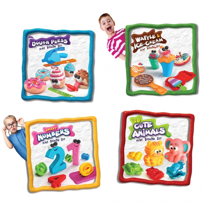 Mega Oyun Hamur Seti 280 Gr. - Oyun Hamuru Seti - Hamur Setleri - Hamur Kalıpları