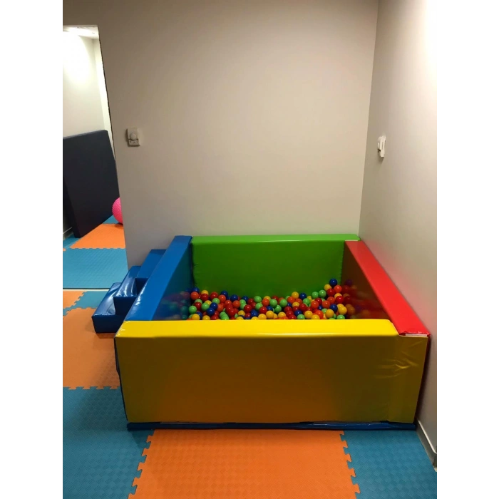 Merdivenli Sünder Top Havuzu - Sünger Soft Play Top Havuzu Çocuk Oyun Alanı