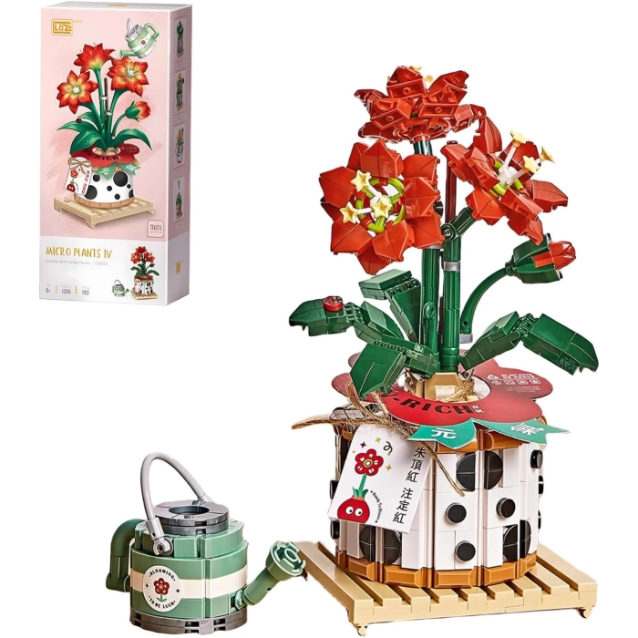 Mikro Blok Çiçekler 4 703 Parça - Lego Setleri - Loz Mini Lego - Çiçek Lego - Loz Lego - Mikro Bloklar