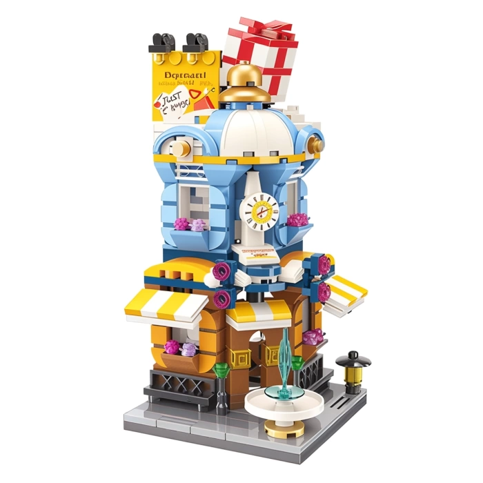 Mikro Blok Hediye Dükkanı 389 Parça - Lego Setleri - Keeppley Mini Lego - Dükkan Lego - KeeppleyLego - Mikro Bloklar