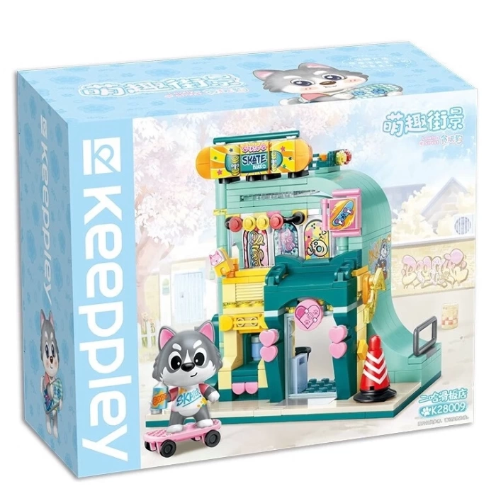 Mikro Blok Kaykay Dükkanı 344 Parça - Lego Setleri - Keeppley Mini Lego - Keeppley Lego - Mikro Bloklar