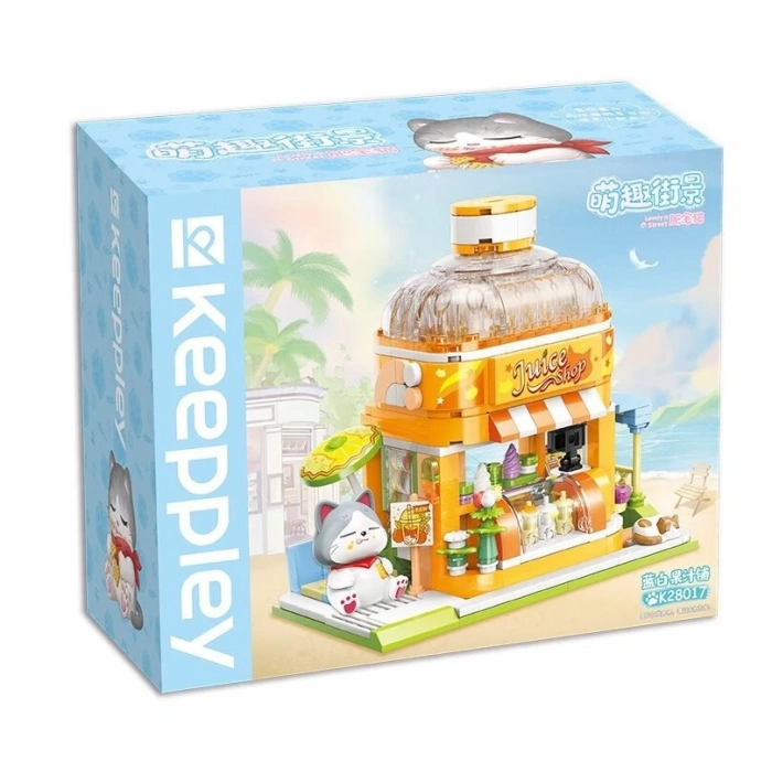 Mikro Blok Meyve Suyu Dükkanı 315 Parça - Lego Setleri - Keeppley Mini Lego - Keeppley Lego - Mikro Bloklar