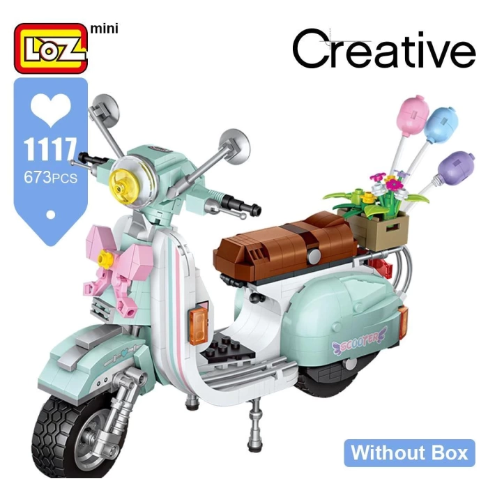 Mikro Blok Motosiklet 673 Parça - Lego Setleri - Loz Mini Lego - Motor Lego - Loz Lego - Mikro Bloklar