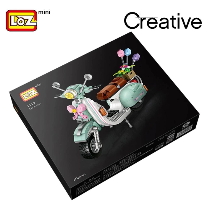 Mikro Blok Motosiklet 673 Parça - Lego Setleri - Loz Mini Lego - Motor Lego - Loz Lego - Mikro Bloklar