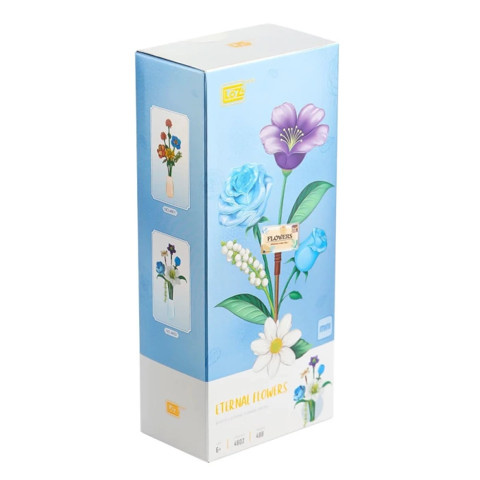Mikro Blok Sonsuz Çiçekler 488 Parça - Lego Setleri - Loz Mini Lego - Çiçek Lego - Loz Lego - Mikro Bloklar