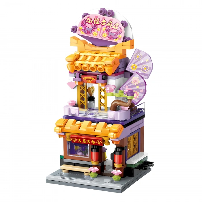 Mikro Blok Yelpaze Dükkanı 294 Parça - Lego Setleri - Keeppley Mini Lego - Dükkan Lego - Keeppley Lego - Mikro Bloklar