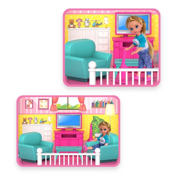 Milanın Bahçe Evi - Ev Oyuncak - Milanın Bahçe Ev Seti - Barbie Ev Seti - Rüya Evi - Oyun Evi