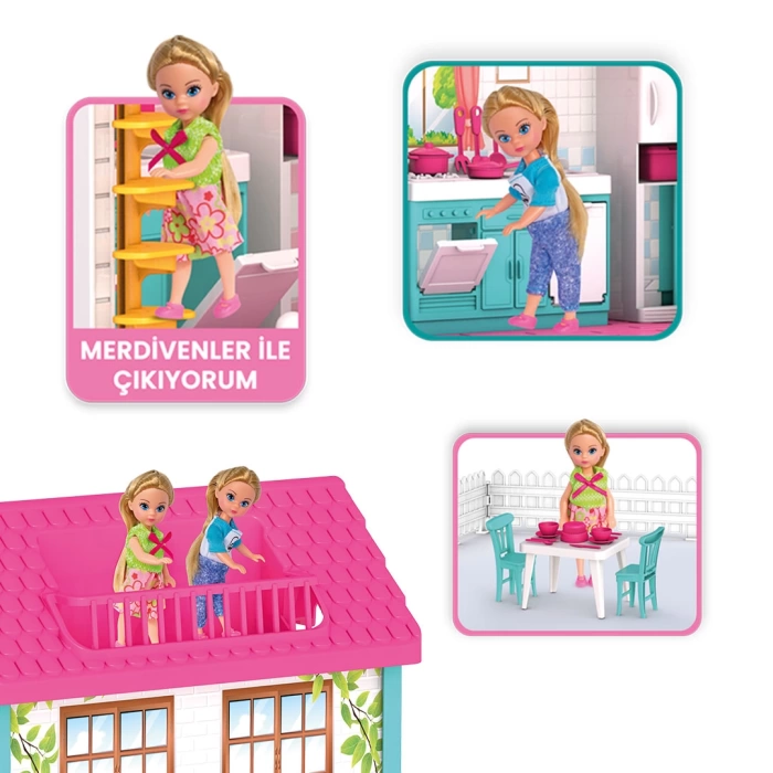 Milanın Okyanus Evi - Ev Oyuncak - Milanın Okyanus Ev Seti - Barbie Ev Seti - Rüya Evi - Oyun Evi