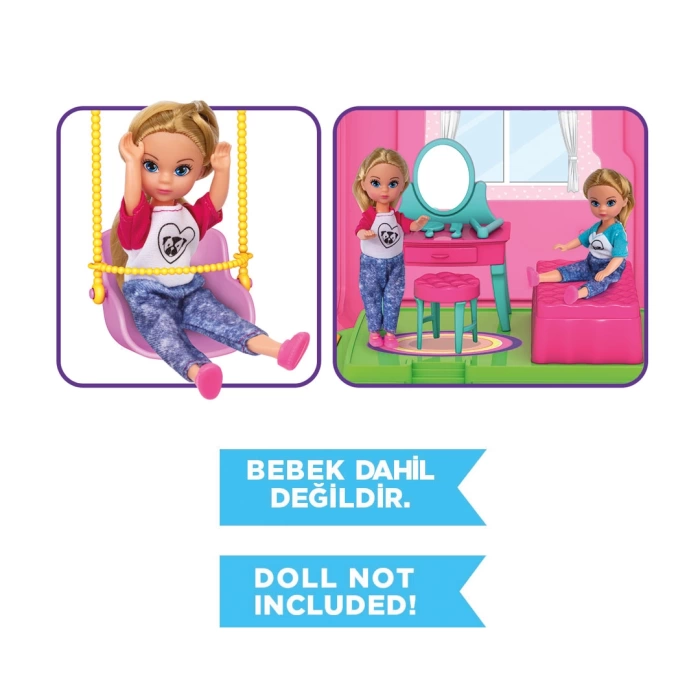 Milanın Yatak Odası Sırt Çantası - Yatak Odası Oyuncak - Yatak Odası Seti - Barbie Yatak Odası