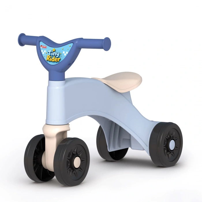 Minik Sürücü İlk Bisikletim Pembe - Binmeli İlk Bisiklet - Çocuk Motoru - İlk Adım Bisikleti 4 Teker Motosiklet