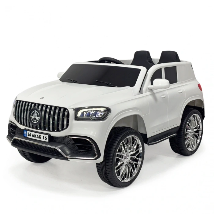 Miracle GT Beyaz Uzaktan Kumandalı 4X2 12 Volt Akülü Araba - RC Mercedes Akülü Araba