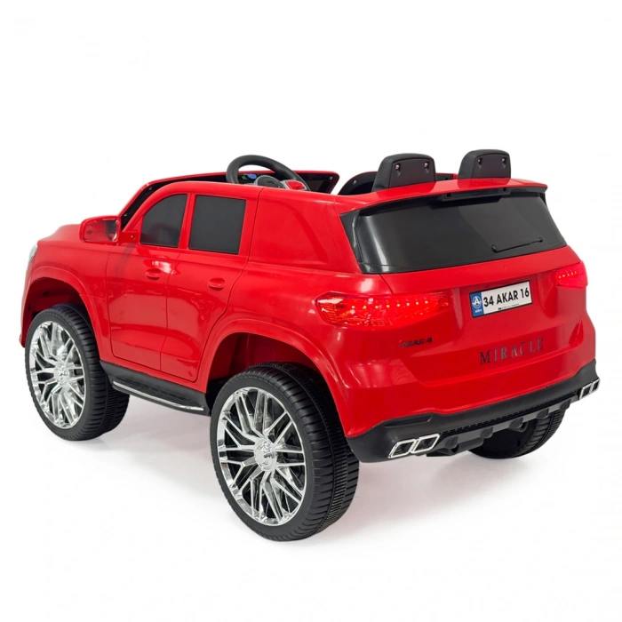 Miracle GT Kırmızı Uzaktan Kumandalı 4X2 12 Volt Akülü Araba - RC Mercedes Akülü Araba