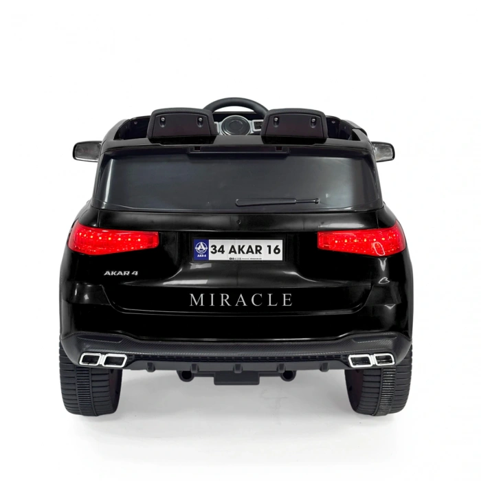 Miracle GT Siyah Uzaktan Kumandalı 4X2 12 Volt Akülü Araba - RC Mercedes Akülü Araba