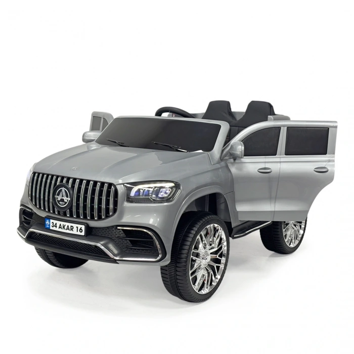 Miracle GT Gri Uzaktan Kumandalı 4X2 12 Volt Akülü Araba - RC Mercedes Akülü Araba