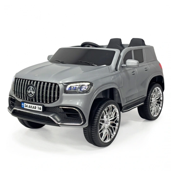 Miracle GT Gri Uzaktan Kumandalı 4X2 12 Volt Akülü Araba - RC Mercedes Akülü Araba