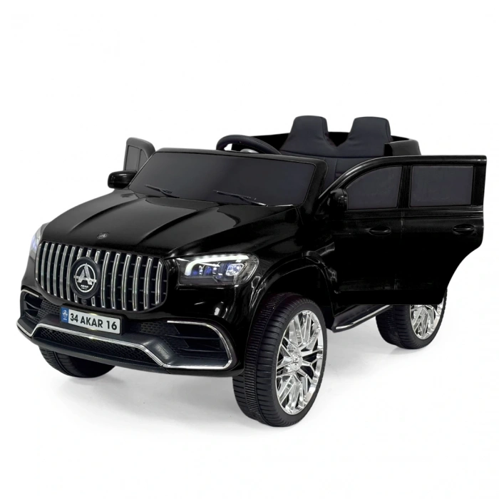 Miracle GT Siyah Uzaktan Kumandalı 4X2 12 Volt Akülü Araba - RC Mercedes Akülü Araba