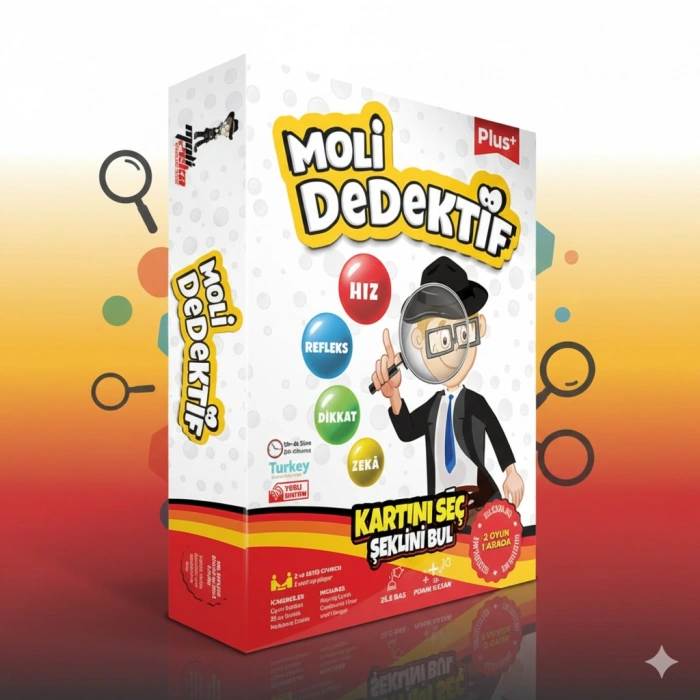 Moli Dedektif Oyunu - Akıl ve Zeka Oyunu - Görsel Dikkat Oyunu - Strateji Oyunu