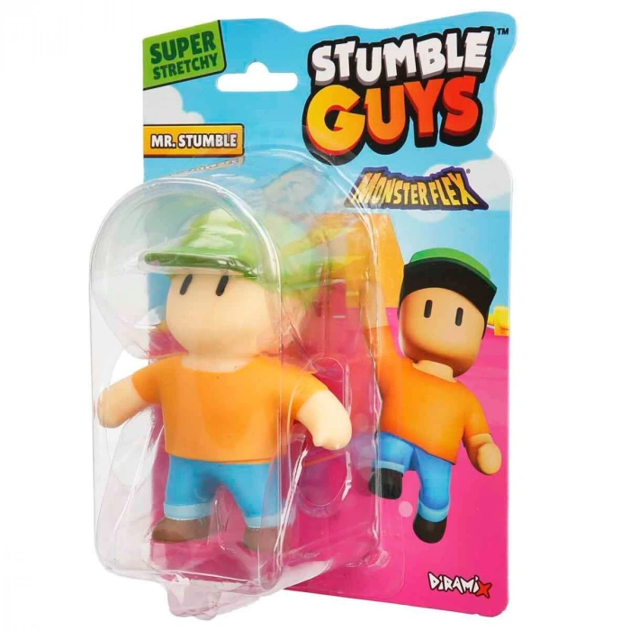 Monster Flex Stumble Guys Stretch Mr. Stumble Figür - Stumble Guys Stretch Figür - Stumble Guys Oyuncakları