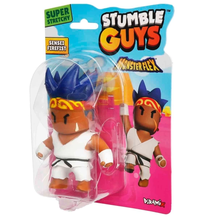 Monster Flex Stumble Guys Stretch Sensei Firefist Figür - Stumble Guys Stretch Figür - Stumble Guys Oyuncakları