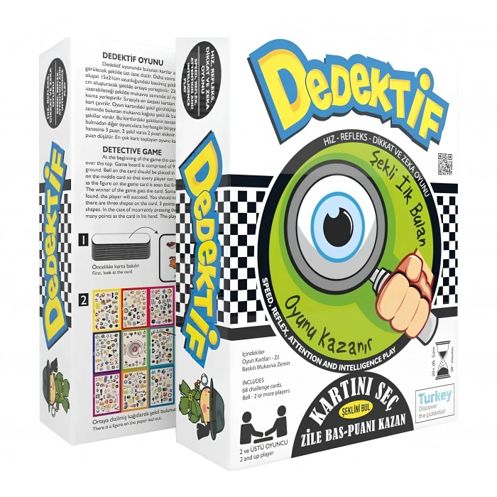 Orijinal Dedektif Oyunu - Akıl ve Zeka Oyunu - Görsel Dikkat Oyunu - Redka Dedektif Oyunu - Strateji Oyunu