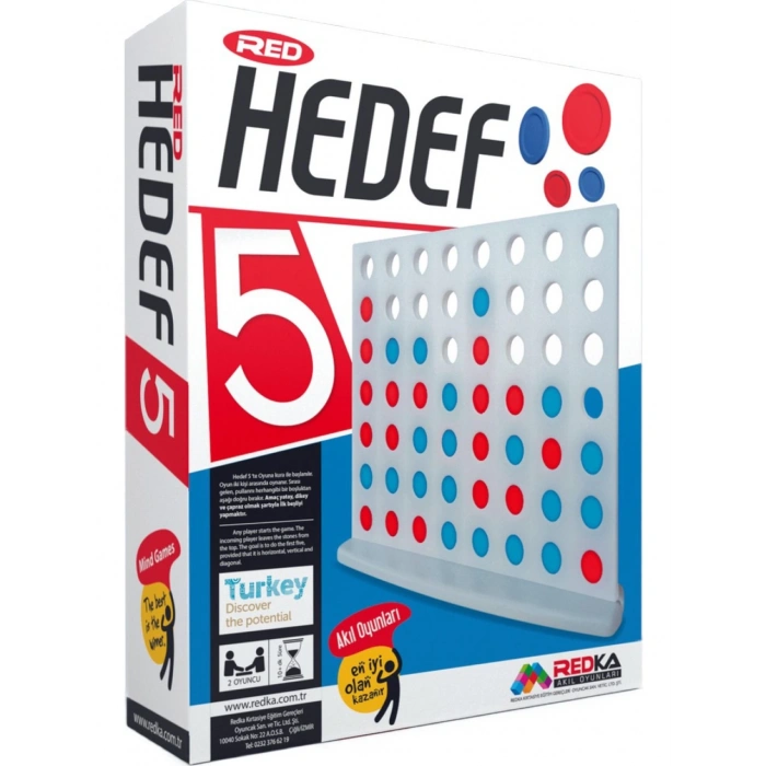 Orijinal Hedef 5 Oyunu - Akıl ve Zeka Oyunu - Hedef 5 Oyunu - Redka Hedef 5 Oyunu - Strateji Oyunu