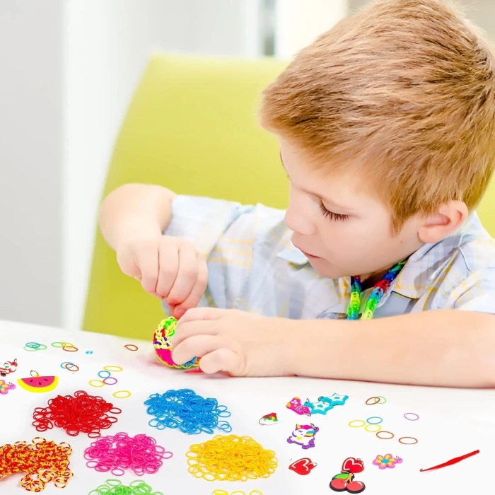 Orijinal Loom Twister 2000 Parça Seti - Takı Seti - Toka, Bilezik Ve Kolye Yapma Seti - Loom Twister