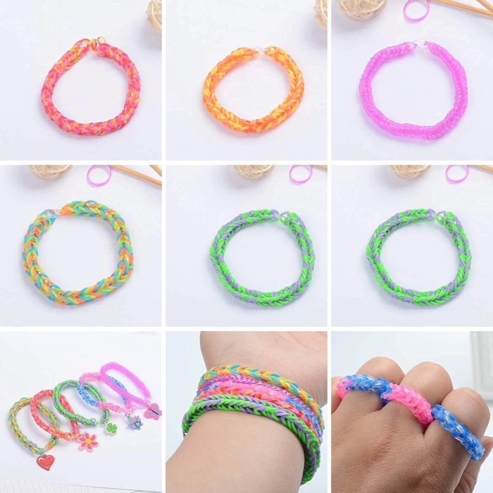 Orijinal Loom Twister 2000 Parça Seti - Takı Seti - Toka, Bilezik Ve Kolye Yapma Seti - Loom Twister