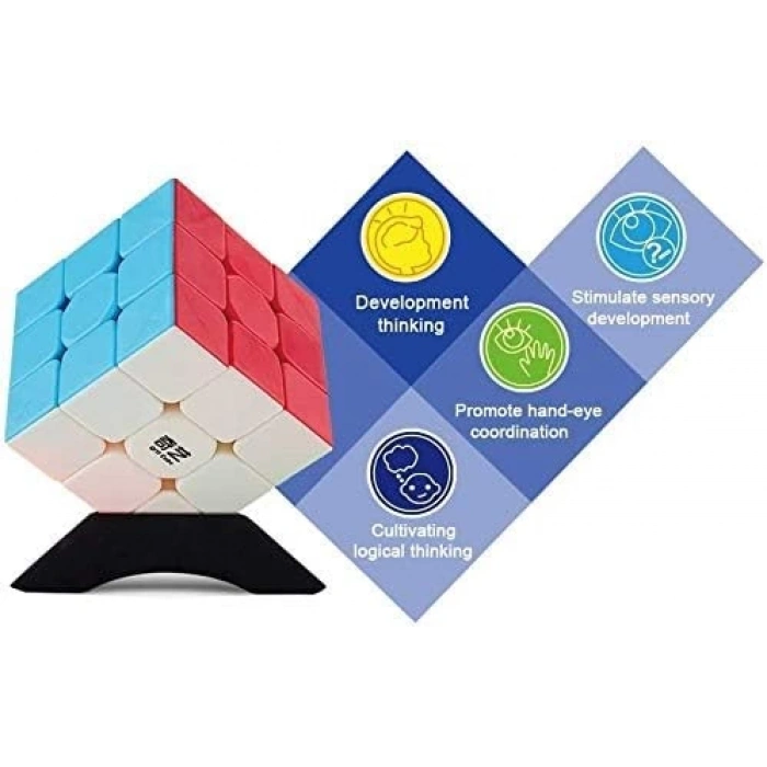 Orijinal Lüx QY 3x3 Speed Küp - QiYi 3x3 Küp - Akıl Küpü - Orjinal QY Speed Küp - Zeka Küpü
