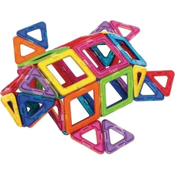 Orijinal Magical Magnet 100 Parça Manyetik Lego - Magnetic Magical Magnet - Mıknatıslı Lego - Mıknatıs Lego