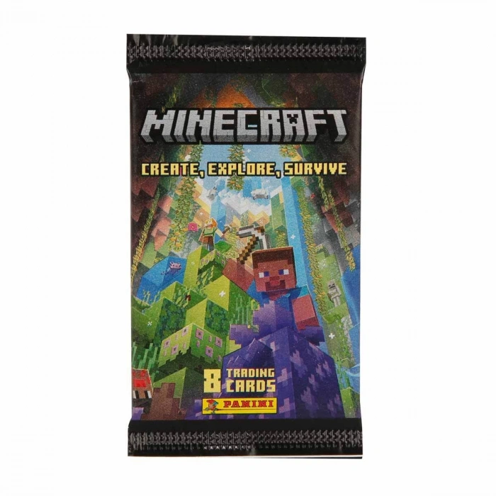Orijinal Minecraft Treadin Card (3 Paket) - Minecraft Oyun Kartları - Minecraft Koleksiyonluk Kartı Minecraft Kart