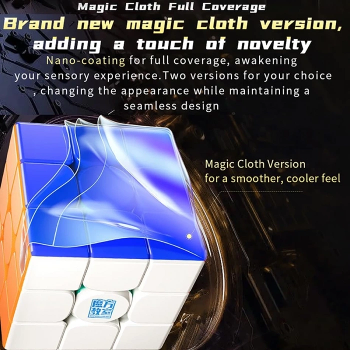 Orijinal MoYu 3x3 RS3M Manyetik Çift Modülasyon Küp - Moyu Speed Cube - Moyu RS3M 3x3 Zeka Küpü - Zeka Küpü - Magnetic Cube