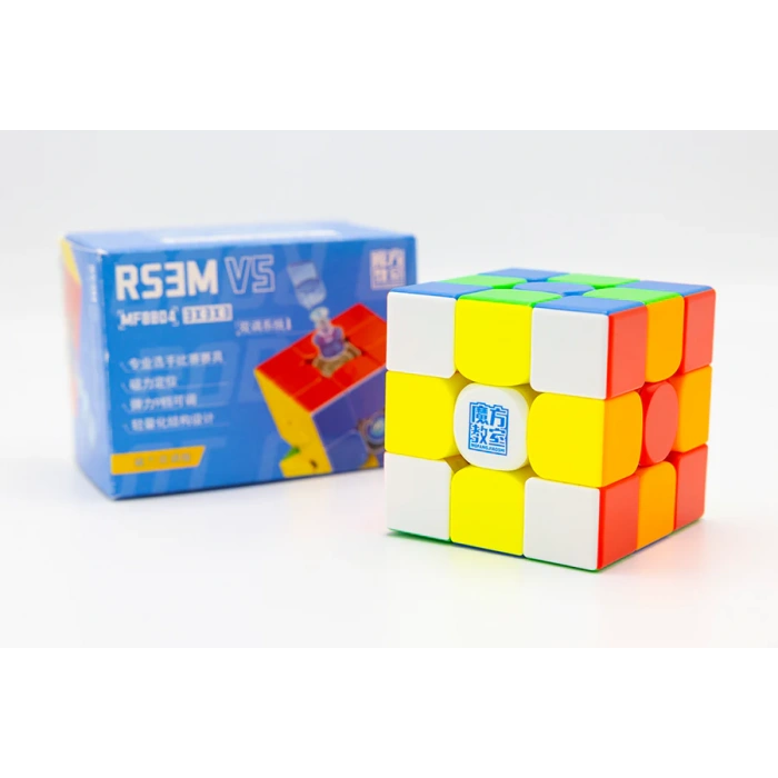 Orijinal MoYu 3x3 RS3M Manyetik Çift Modülasyon Küp - Moyu Speed Cube - Moyu RS3M 3x3 Zeka Küpü - Zeka Küpü - Magnetic Cube