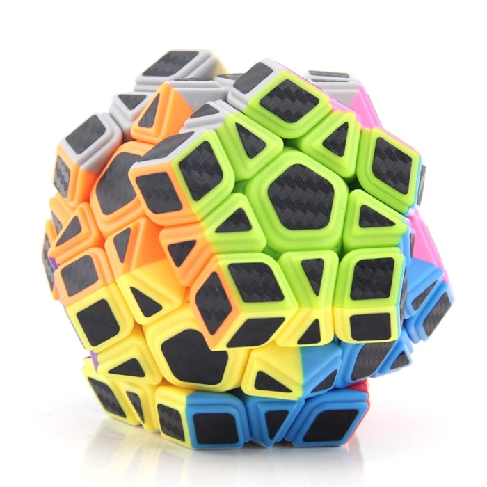 Orijinal MoYu Fiber Karbon Megaminx Küp - Moyu Speed Cube - Moyu Fiber Karbon Megaminx Zeka Küpü - Zeka Küpü - Rubik Küp