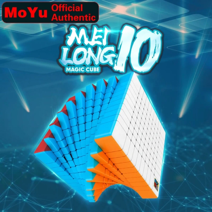 Orijinal MoYu Meilong 10x10 Küp - Moyu Speed Cube - Moyu 10x10 Zeka Küpü - Zeka Küpü - Rubik Küp