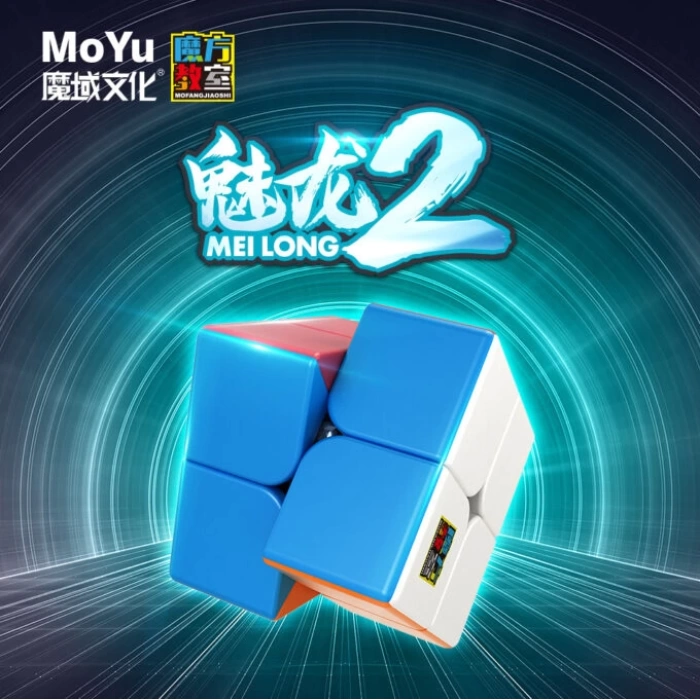 Orijinal MoYu Meilong 2x2 Küp - Moyu Speed Cube - Moyu 2x2 Zeka Küpü - Zeka Küpü - Rubik Küp