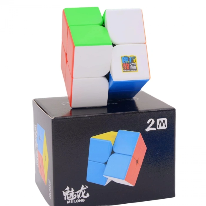 Orijinal MoYu Meilong 2x2 Manyetik Küp 2M - Moyu Speed Cube - Moyu 2x2 Zeka Küpü - Zeka Küpü - Magnetic Cube