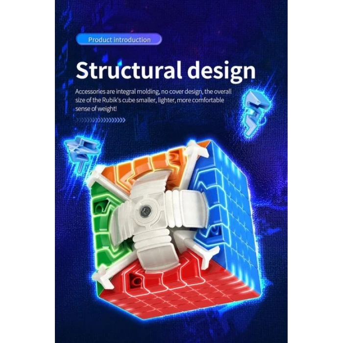 Orijinal MoYu Meilong 6x6 Manyetik Küp 6M - Moyu Speed Cube - Moyu 6x6 Zeka Küpü - Zeka Küpü - Magnetic Cube