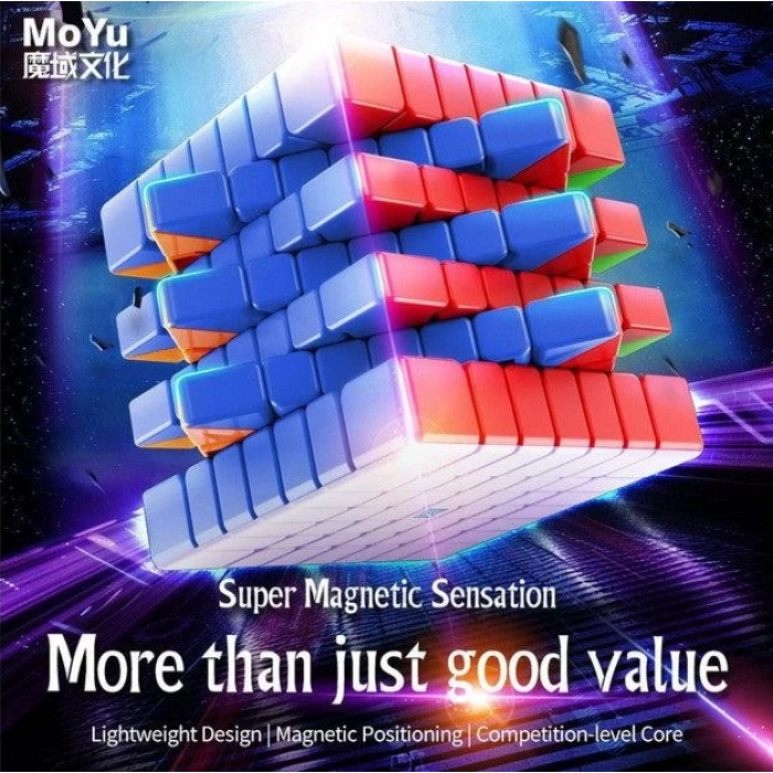Orijinal MoYu Meilong 7x7 Manyetik Küp 7M - Moyu Speed Cube - Moyu 7x7 Zeka Küpü - Zeka Küpü - Magnetic Cube