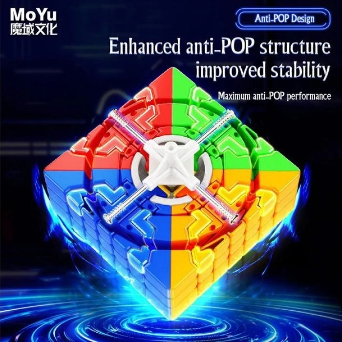 Orijinal MoYu Meilong 7x7 Manyetik Küp 7M - Moyu Speed Cube - Moyu 7x7 Zeka Küpü - Zeka Küpü - Magnetic Cube