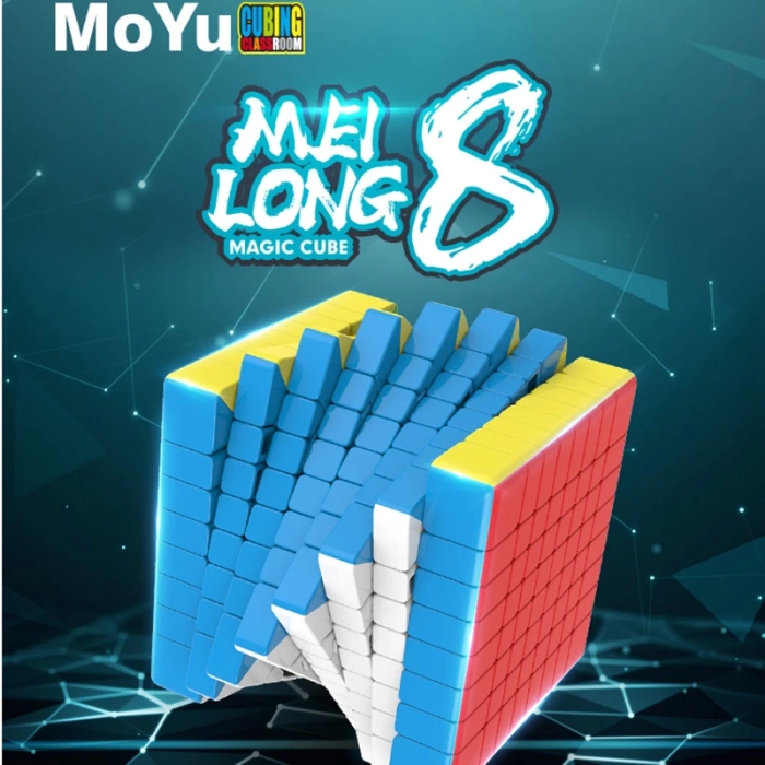 Orijinal MoYu Meilong 8x8 Küp - Moyu Speed Cube - Moyu 8x8 Zeka Küpü - Zeka Küpü - Rubik Küp