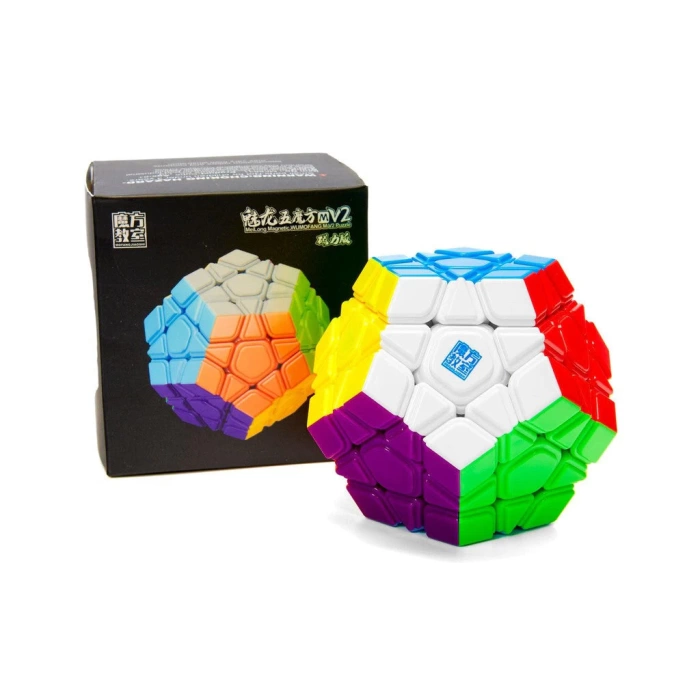 Orijinal MoYu Meilong Megaminx Manyetik Küp - Moyu Speed Cube - Moyu Megaminx Zeka Küpü - Zeka Küpü - Magnetic Cube