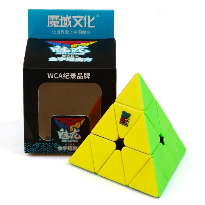 Orijinal MoYu Meilong Piramit Küp - Moyu Speed Cube - Moyu Piramit Zeka Küpü - Zeka Küpü - Rubik Küp