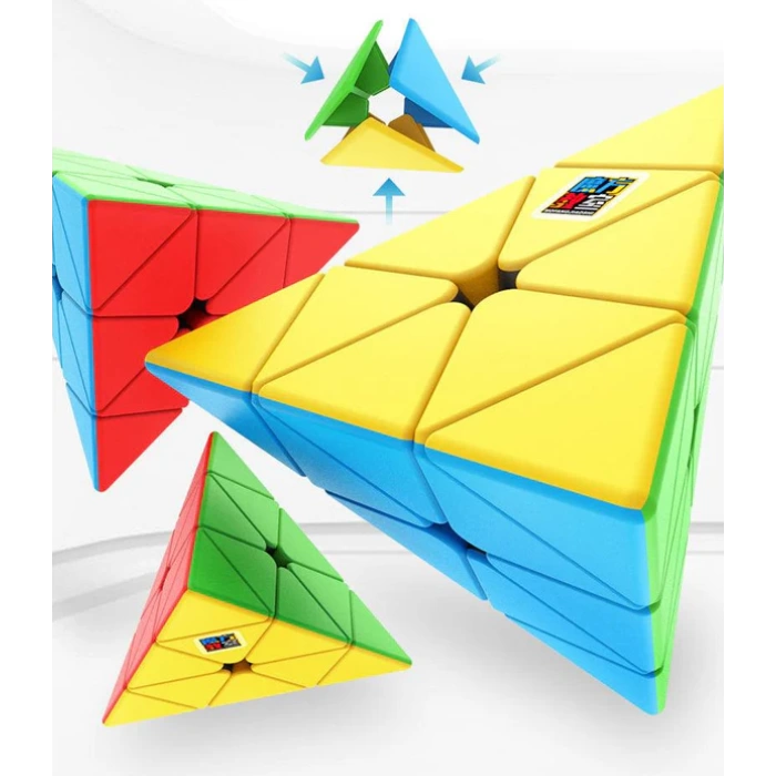 Orijinal MoYu Meilong Piramit Küp - Moyu Speed Cube - Moyu Piramit Zeka Küpü - Zeka Küpü - Rubik Küp