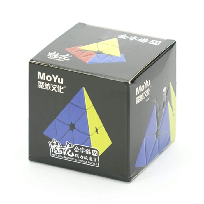 Orijinal MoYu Meilong Piramit Manyetik Küp - Moyu Speed Cube - Moyu Piramit Zeka Küpü - Zeka Küpü - Magnetic Cube