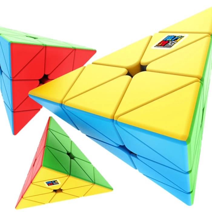 Orijinal MoYu Meilong Piramit Manyetik Küp - Moyu Speed Cube - Moyu Piramit Zeka Küpü - Zeka Küpü - Magnetic Cube