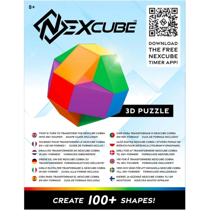 Orijinal NexCube Kobra Küp - Nexcube Speed Cube - NexCube 3D Puzzle Küpü - Zeka Küpü - Rubik Küp