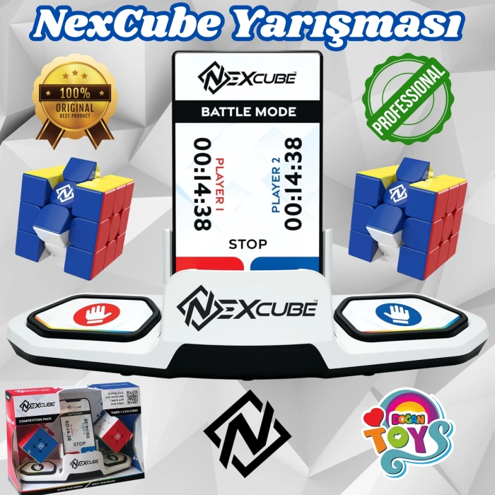 Orijinal NexCube Yarışması - Nexcube Speed Cube - NexCube Classic 3x3 Zeka Küpü - Zeka Küpü - Rubik Küp