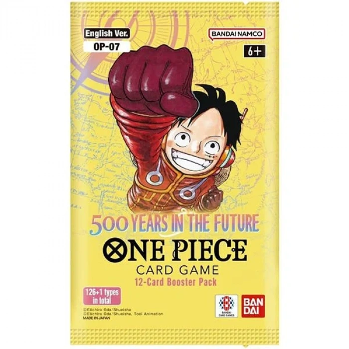 Orijinal One Piece 500 Years in The Future Display Card OP-07 - One Piece 500 Yıl Gelecek Destek Paketi Koleksiyonluk Kart - One Piece Kart