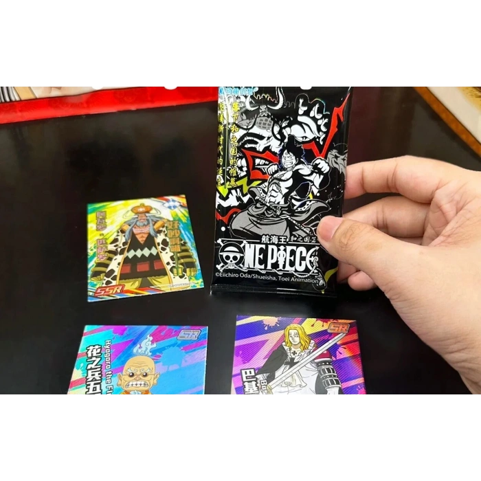 Orijinal One Piece Game Black Card Box 10 Booster Pack - One Piece Siyah Oyun Koleksiyonluk Kart One Piece Premium Kart
